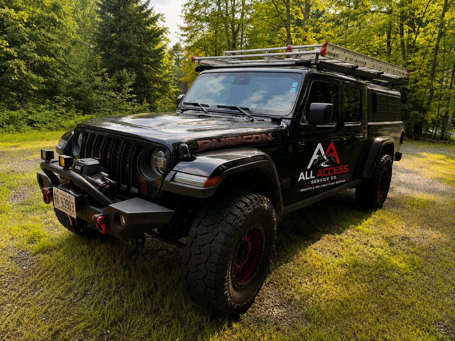 All Access HVAC Jeep Gladiator service vehicle